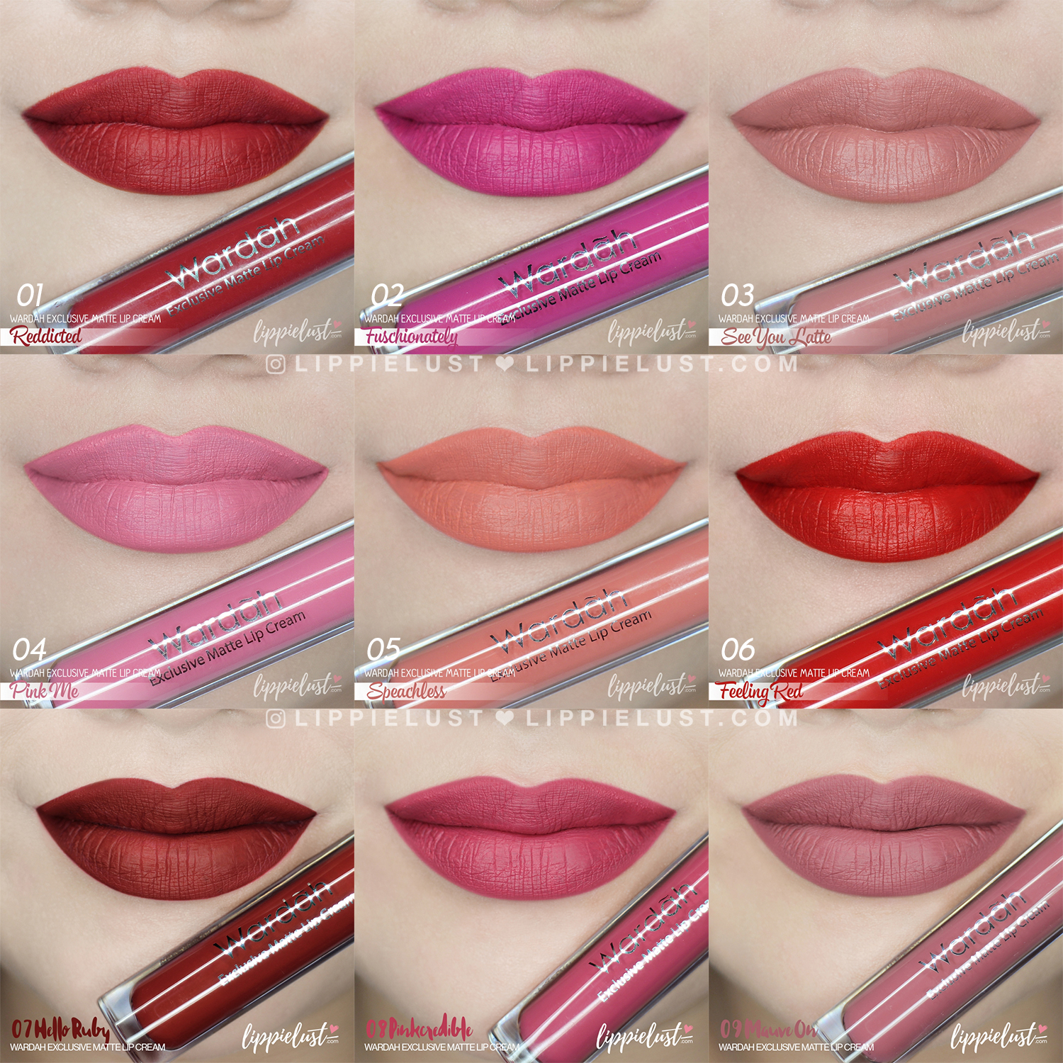 [SWATCH & REVIEW] Wardah Cosmetics Exclusive Matte Lip